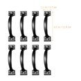 thumbnail image 2 of 8 Pcs Bow Door Handles Iron Wardrobe Pulls Classic Cupboard Pulls Drawer Handles, 2 of 8