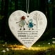 thumbnail image 2 of Adornos navideños, adornos navideños, regalos navideños. Colgante decorativo de cristal marino en forma de corazón de acrílico 2D. Artículos decorativos., 2 of 4