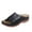 Black, variant on Women Orthopedic Sandals Sale Clearance Summer Slippers Flat Leather Sliders Low Wedge Open Toe Mules Breathable Casual Floral Roman Shoes US Size 3-7.5