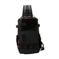 thumbnail image 3 of Bolsa de pesca para el pecho, bandolera deportiva, bandolera para el pecho, mochila multifuncional para exteriores, ligera, impermeable para correr y Negro, 3 of 8