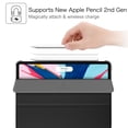 thumbnail image 6 of Fintie iPad Pro 11 inch Translucent Case with Apple Pencil Holder Slimshell Cover 2018 Release, Black, 6 of 7