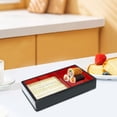 thumbnail image 6 of TISHITA Soba Noodle Tray Sushi Serving Tray Appetizer Plate with Drain Mat Udon Noodles Dish Cold Noodle Dish for Home 31x18.5x5cm, 6 of 8