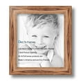 thumbnail image 2 of ArtToFrames 8" x 9" Honey Picture Frame, 8x9 inch Brown Wood Poster Frame (WOM-4085), 4 Pack, 2 of 7