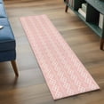 thumbnail image 3 of 2'x6' Rug Runners for Hallways Kitchen, Pink Boho Non Slip Entryway Beside Floor Carpet Runner, Vintage Ethnic Tribe Abstract Art Washable Laundry Room Bedroom Throw Rugs Mat for Family Pet, 3 of 8