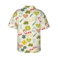 thumbnail image 3 of Daiia Medical Icons Hawaiian Shirt for Men Gentle Cotton Regular Short Sleeve Casual-3X-Large, 3 of 9