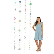 Iridescent Mermaid Hanging Garlands - 6 Pieces