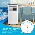 AlexaEnabled RolliCool COOL199 Portable Air Conditioner with Heater
