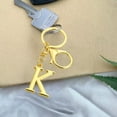 thumbnail image 3 of Alphabet Initial Letter Keychain in Metal Alloy - Personalizable Pendant for Keys, Bags and Wallets - Durable Everyday Accessory for a Unique Style - Ideal Gift Idea, 3 of 6