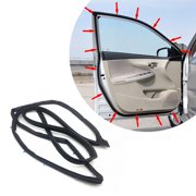JJMY Front Left Side Door Weatherstrip Rubber Seal Trim For Toyota Corolla 2007-2011