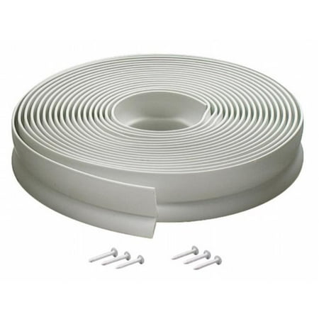 30 ft. White Vinyl Garage Door Seal For Top & Sides