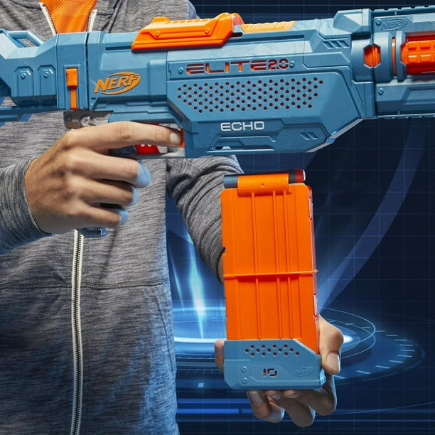 Nerf Elite 2.0 Echo CS-10 Blaster, 24 Nerf Elite Darts, 10-Dart