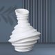 thumbnail image 5 of Florero de cerámica moderno, florero de elegante florero de cerámica, florero abstracto para centro de de hogar Blanco S Colco Florero moderno abstracto, 5 of 8