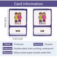 thumbnail image 3 of Richardy CA Personal Pronouns Flashcards Pocket Card Grammar Learning Building Vocabulary Homeschool Kindergarten, 3 of 5