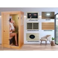 SalusHEAT Far Infrared Wooden Sauna Room, Infrared Sauna for Home