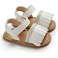 thumbnail image 4 of Baby Girl Sandals Summer Crib Shoes Bowknot Soft Sole Infant Girls Princess Dress Flats First Walker Shoes, 4 of 7