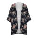 thumbnail image 3 of Cárdigan de mujer con estampado floral y mangas abullonadas, tipo kimono, holgado, de gasa, informal, sin límites, 3 of 4
