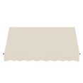 thumbnail image 2 of Awntech 5.38 Ft Santa Fe Fixed Awning Canopy with Twisted Rope Arms (64.5in x 44in x 24in), Linen, 2 of 2