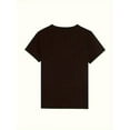 thumbnail image 3 of T-Shirt Graphique Mignon Lapin pour Femmes - Noir avec Imprimé Léopard Bandeau Détail, Col Rond Décontracté Manches Courtes, Cadeau Parfait de Pâques, Haut Toutes Saisons Tee-Shirt Graphique Amusant Tissu Brillant, 3 of 6