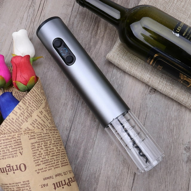 Hytrove Tin Opener Electric Electric Wine Opener with Aluminum Alloy for Bar and Outdoor Use 1Pcs