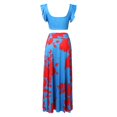 thumbnail image 4 of WILLBEST Robe d'Invité de Mariage Ligne A Robe d'Été Décontractée et Nombril Haut de Fête Ensemble de Mode Décontracté pour Femmes, 4 of 8