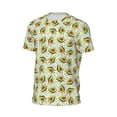 thumbnail image 6 of Wukai Avocado Doing Sport Print Men's Short-Sleeved Mesh T-Shirt,Quick-Dry Short Sleeve Workout T-Shirt-3X-Large, 6 of 8