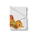 thumbnail image 2 of Fall Soft Flannel Fleece Throw Blanket, Abstract Umbrella from Fallen Leaves of Blossoming Trees in the Autumn Season Print, Cozy Plush for Indoor and Outdoor Use, 50" x 70", Multicolor, by Ambesonne, 2 of 5