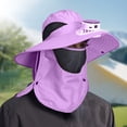 thumbnail image 1 of Solar-Powered Mini Fan With USB Rechargeable Battery Strong Airflow Sun Hat For Men Summer Outdoor Hiking Fisherman, 1 of 6