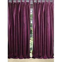 Mogul Bohemian Décor Purple Curtains Drape 2 Panels Window Treatment (96x48)