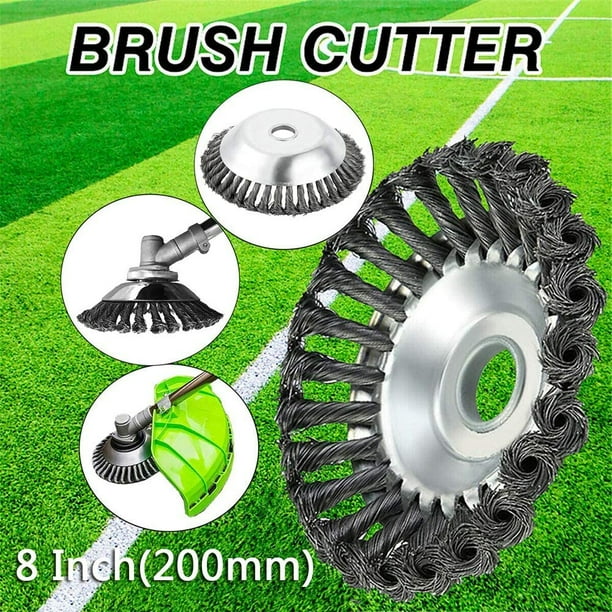 HY MS Knotted Twist Steel Wire Wheel Brush Grass Brush Trimmer