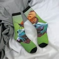 thumbnail image 5 of Rateoe Butterfly Landing On Head Dumpy Frog for Women Casual Calf Socks - Cute Crew Socks - Thin Soft Above Ankle Socks Size 5-11, 5 of 6