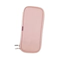 thumbnail image 2 of Cepillos de maquillaje de maquillaje de maquillaje de viajes Organizador de la bolsa Diseño de la cremallera Case cosmética Cosmética para la cepillo Rosa, 2 of 8