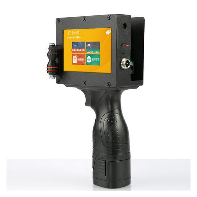 Metal Shell 12.7MM Handheld Thermal Inkjet Printer Portable Inkjet Printer QR Bar Batch Code Date Number Logo Expiry Date ,Excellent Scanning Performance