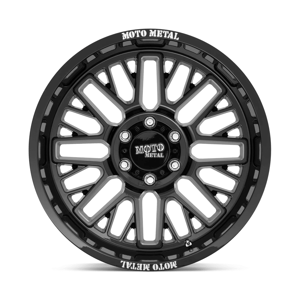 Moto Metal Mo802 20X9 8X170 0Et 106.1Cb Gloss Black Milled