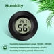 thumbnail image 4 of Mini Termómetro Digital LCD Higrómetro Temperatura Humedad -50~70℃ 10%~99% RH Termómetro Portátil Termohigrómetro Indicador Para Oficina Cocina Humidor Incubadora Reptil (6 Piezas - B), 4 of 4