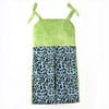 one grace place jazzie jungle boy diaper stacker, green, light blue, black