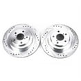 thumbnail image 2 of Power Stop Rear Pair of Drilled and Slotted Brake Rotors JBR1163XPR, 2 of 4