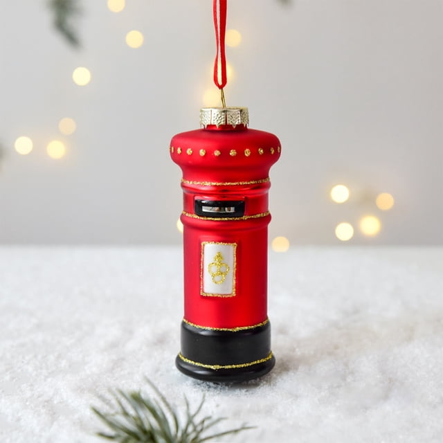Adornos navideños, regalos navideños, juego de adornos navideños de vidrio, adornos únicos de muñeco de nieve y árbol para fiestas, decoración del hogar, adorno de vidrio