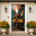 thumbnail image 6 of Heart Shaped Welcome Banner with Steampunk Elements Party Backdrop Background Decorations for Gatherings Openings Celebrations Events, 6 of 8