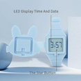 thumbnail image 4 of Montre pour Enfants, Montre Numérique Fille Forme Mignonne Led Mode Bracelet en Silicone Design à Coque, 4 of 5
