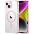 thumbnail image 1 of Pour iPhone 16 Pro Max Étui, Compatible avec MagSafe, Protection Antichoc de Qualité Militaire, Étui Magnétique pour iPhone 16 Pro Max, Étui Hybride Classique (HaloLock), Transparent, 1 of 5