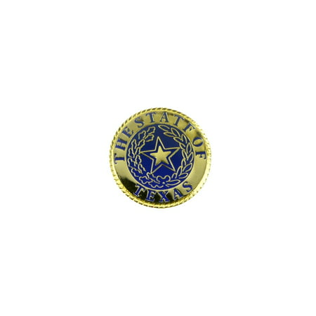 Texas State Seal Jacket Backpack Lapel Pin Tie Tac TX Lone Star Western Hat Tack