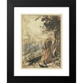 thumbnail image 2 of Arthur Rackham 19x24 Black Modern Framed Museum Art Print Titled - Brunnhilde Stands for a Long Time Dazed and Alarmed (1910), 2 of 5