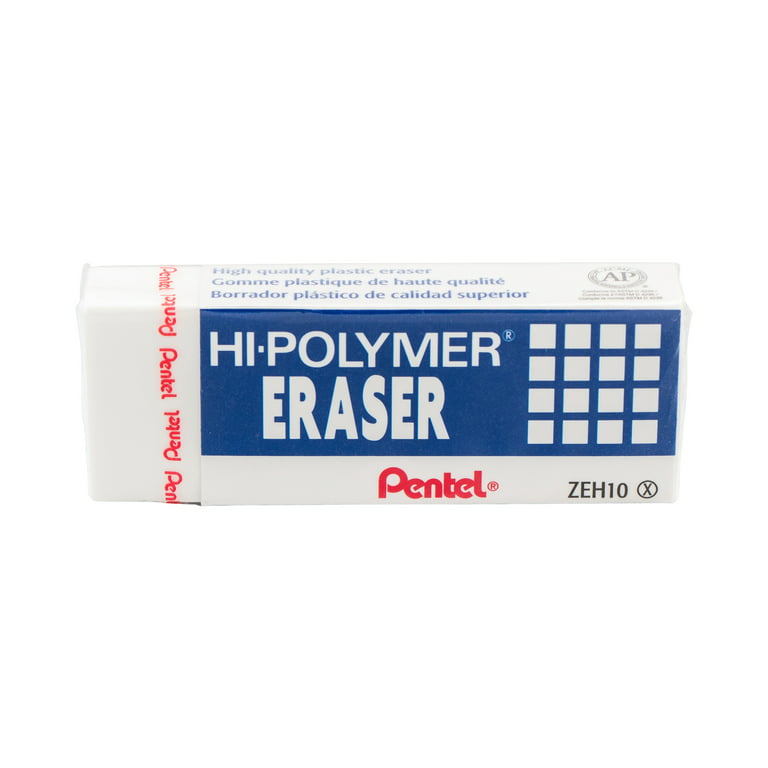 Pentel Hi-Polymer Eraser - Super XL, White 