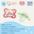 thumbnail image 3 of MAM Night Pacifier, 0-6 Months, 2 Pack, 3 of 7