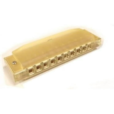 Hohner - Clearly Colorful Harmonica - 10 Hole - Key of C - Yellow