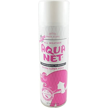 Aqua Net Professional Hair Spray Extra Super Hold Fresh Fragrance 11 oz (Pack of 10)
