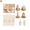 B#002, variant on Seashell Summer Beach DIY Craft Kit,Summer DIY Ocean Character Craft Set for Adults & Kids, Room Decor,Ocean Art Crafts Supplies Creative Activity Unique Handmade Gift Nautical Home Decor-A