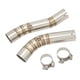 thumbnail image 2 of Reemplazo de acero inoxidable del tubo de conexión central del escape de la motocicleta de 2 piezas para YZF-R1 2007-2008, 2 of 12