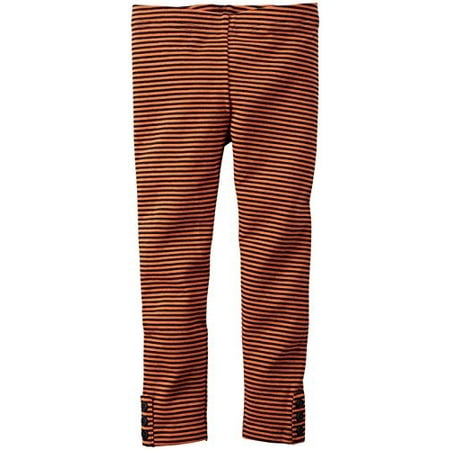 Baby Girls Leggings Baby Black Orange 12 Months Walmart