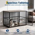 thumbnail image 2 of Ourlova 43Inch Large Dog Crate Furniture with Double Doors Dog Kennel for Large/Medium Dogs, 2 of 7